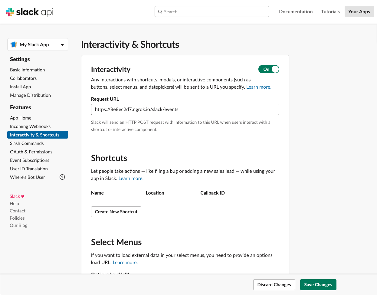 Configuring a Request URL Configuring a Request URL